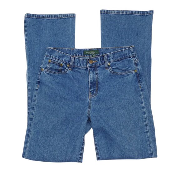 Lauren Ralph Lauren Classic Bootcut Jeans Blue Denim Size 6 Y2K Preppy Casual - Picture 8 of 9